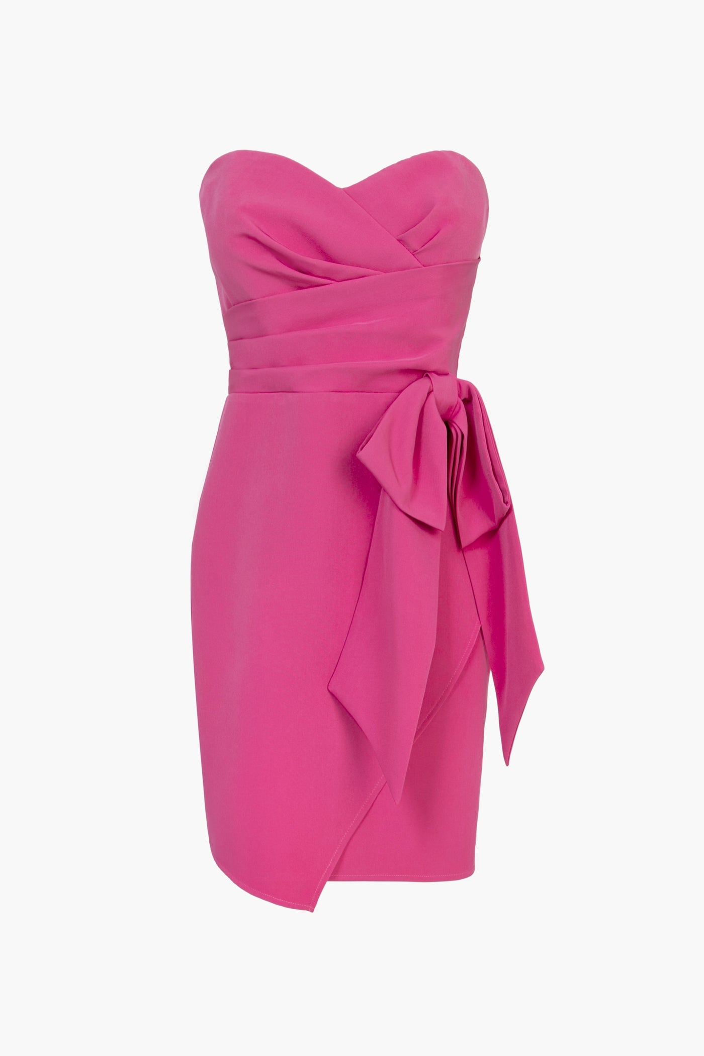 Cindy Strapless Bow Front Dress