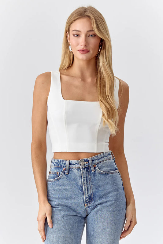 Scarlett Square Neck Crop Top