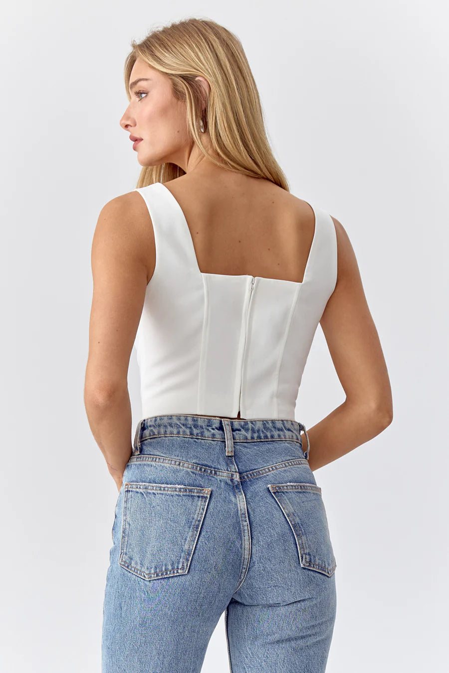 Scarlett Square Neck Crop Top