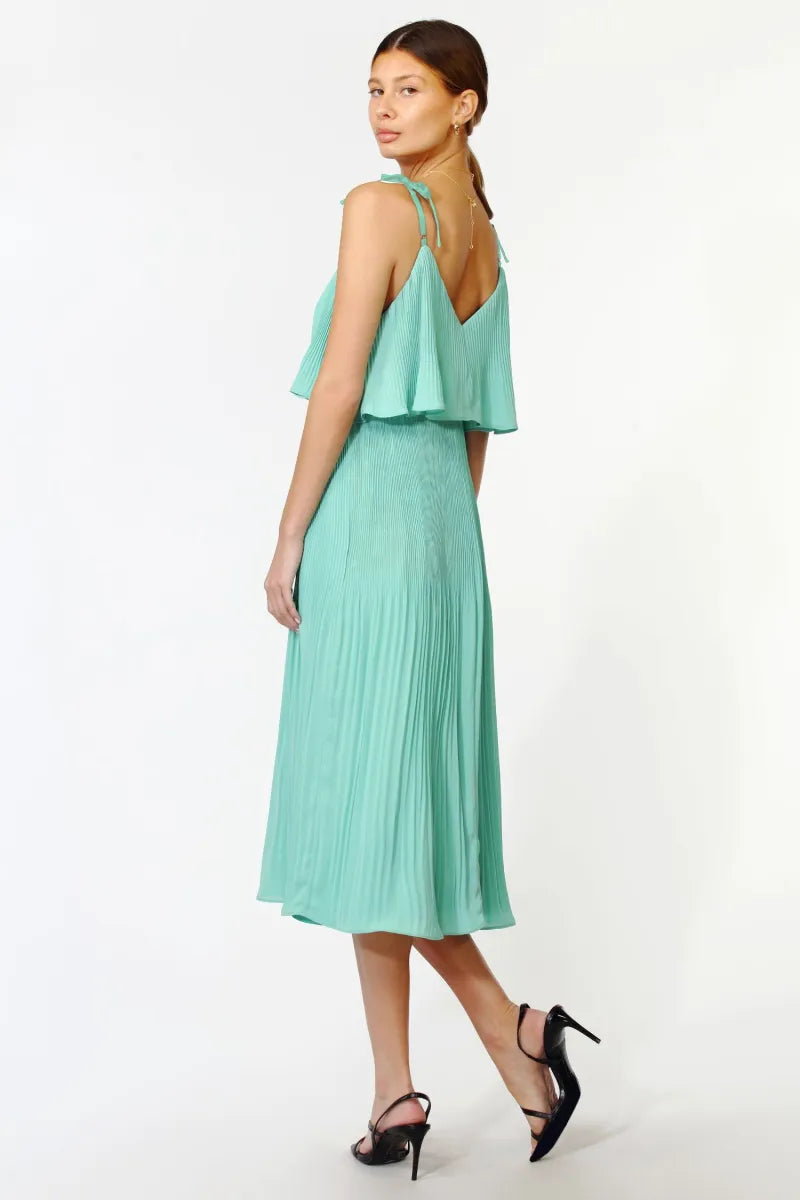 Nayla Overlay Midi Dress