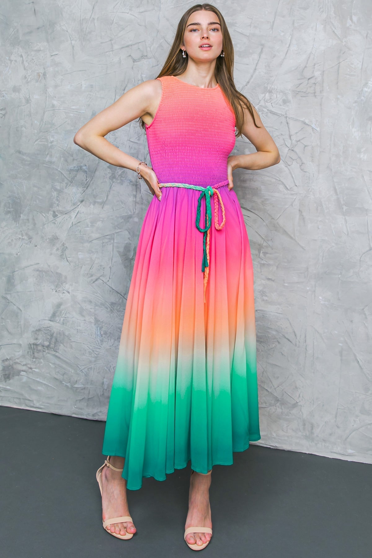 Island Sunset Maxi Dress