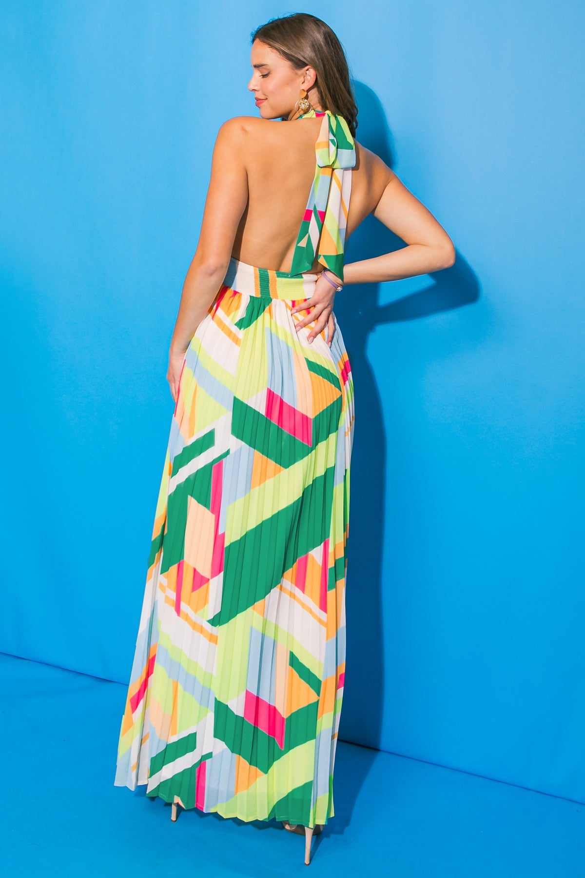 Modern Love Halter Maxi Dress