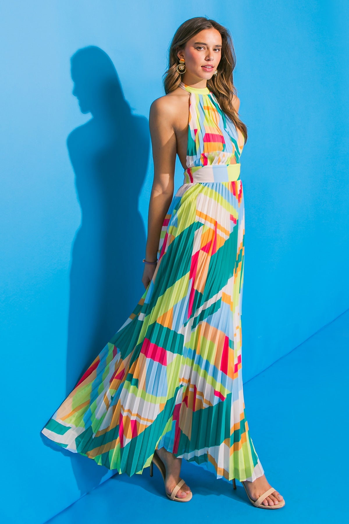 Modern Love Halter Maxi Dress