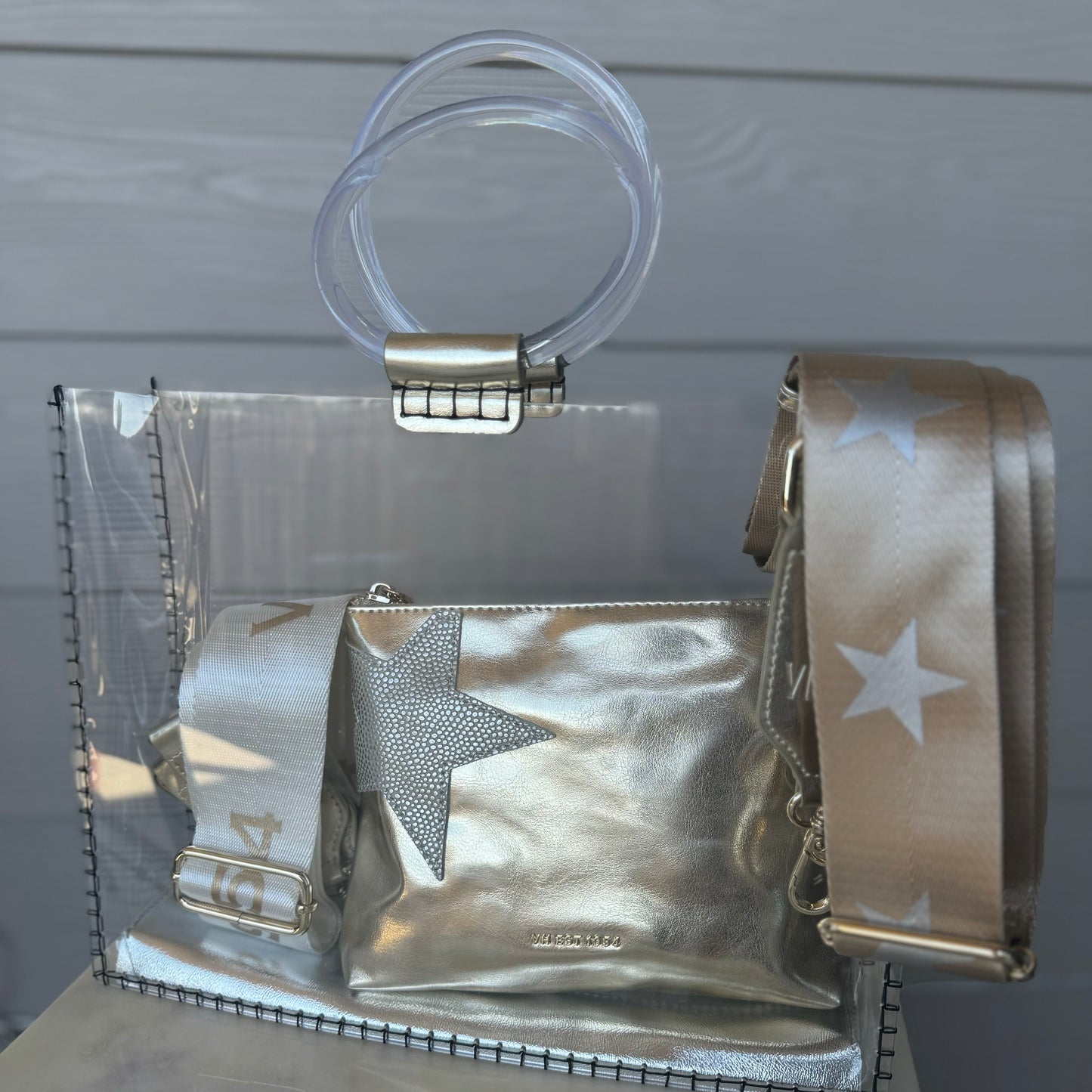 Molly Bag with Gold Pouch by Vintage Havana