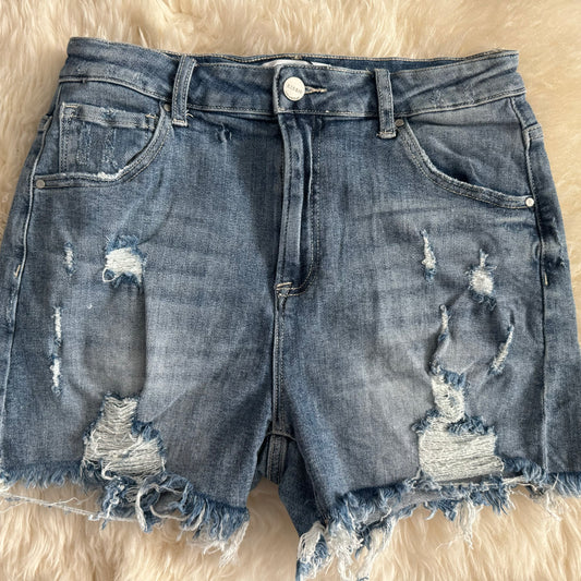 Sophie High Rise Denim Shorts