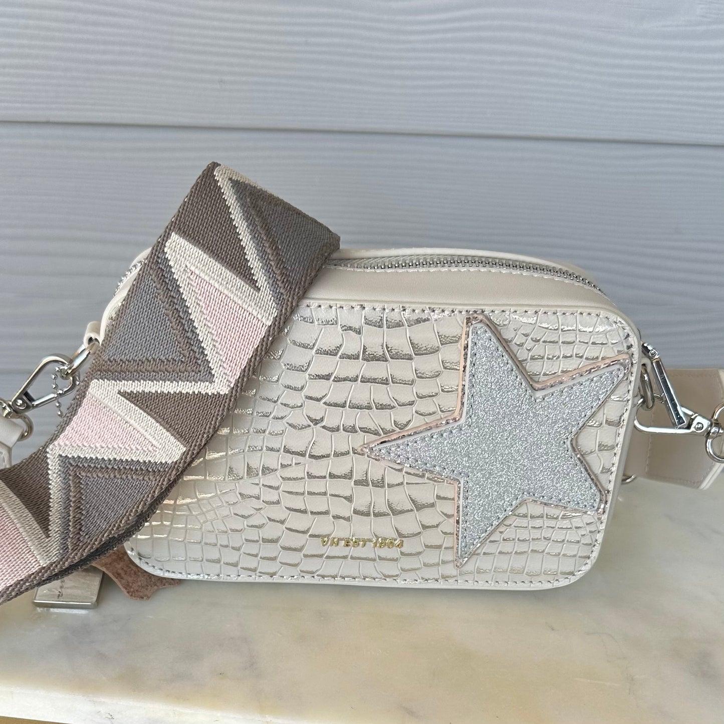 Mini Me Crossbody in Multi Snake by Vintage Havana