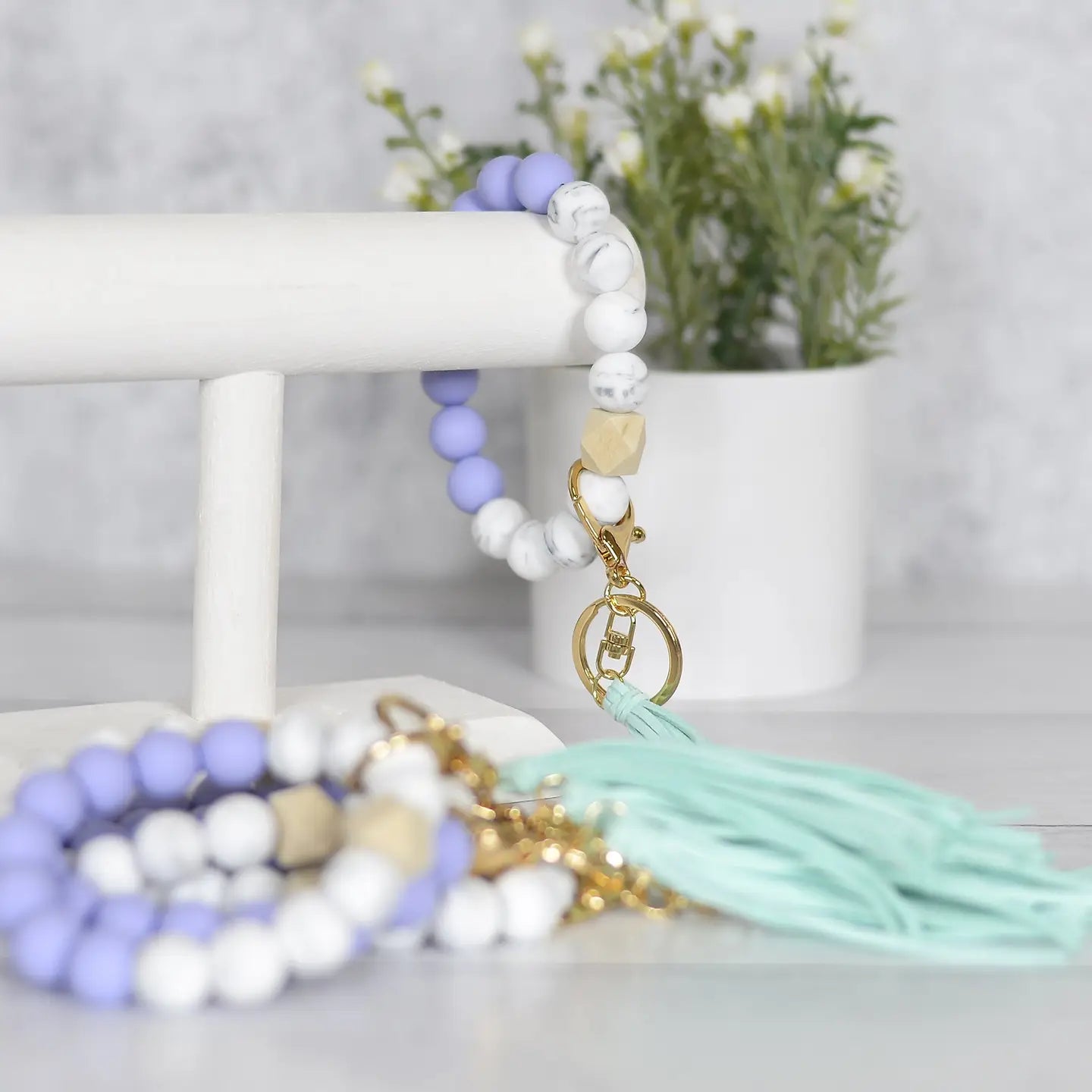 Bangle Keychains with Tassel