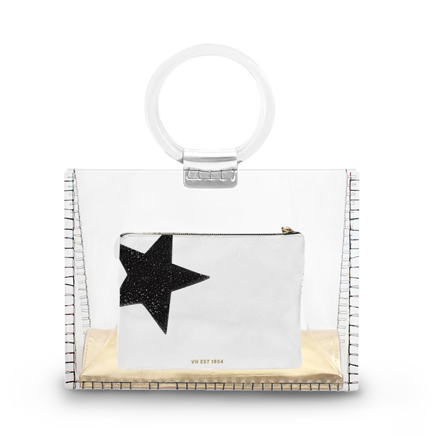 Molly Bag 3 White and Black Star by Vintage Havana