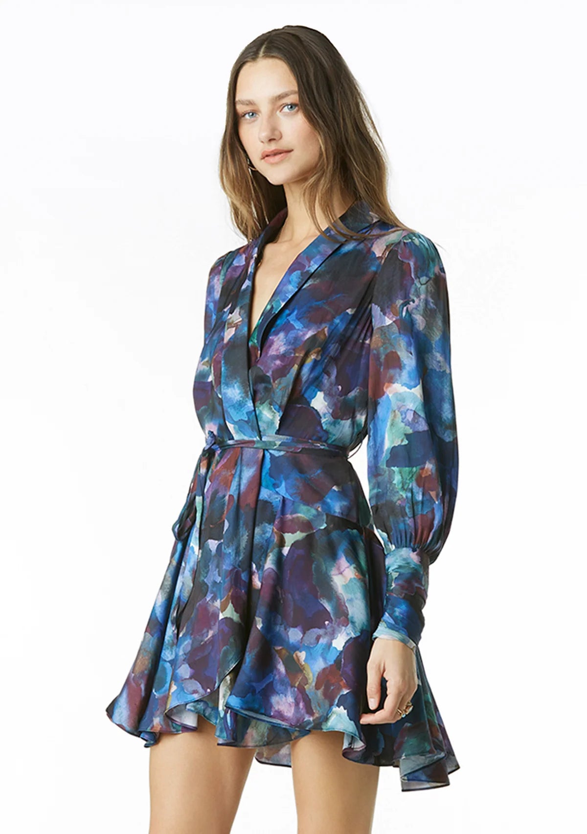 Glenna Silk Dress in Floral by Tart Collections