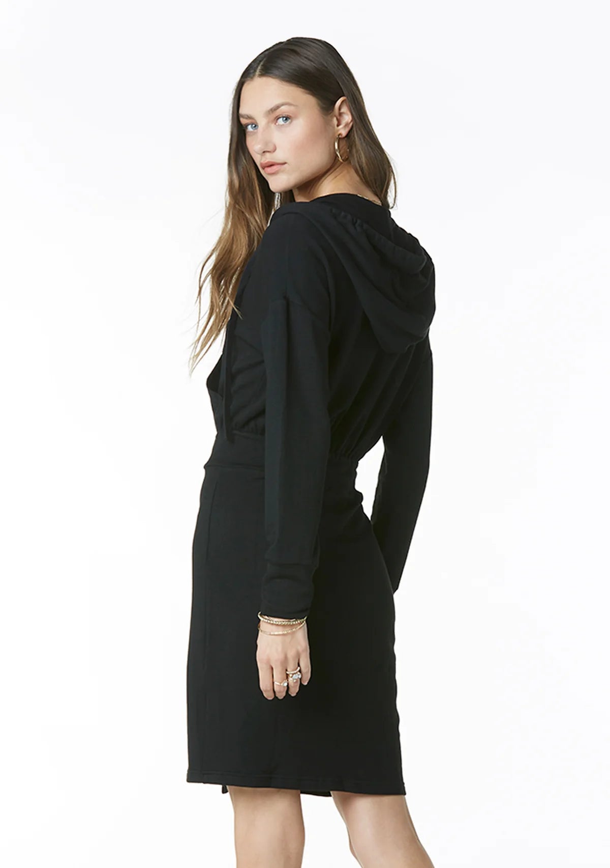 Quixley Hooded Zip Dress