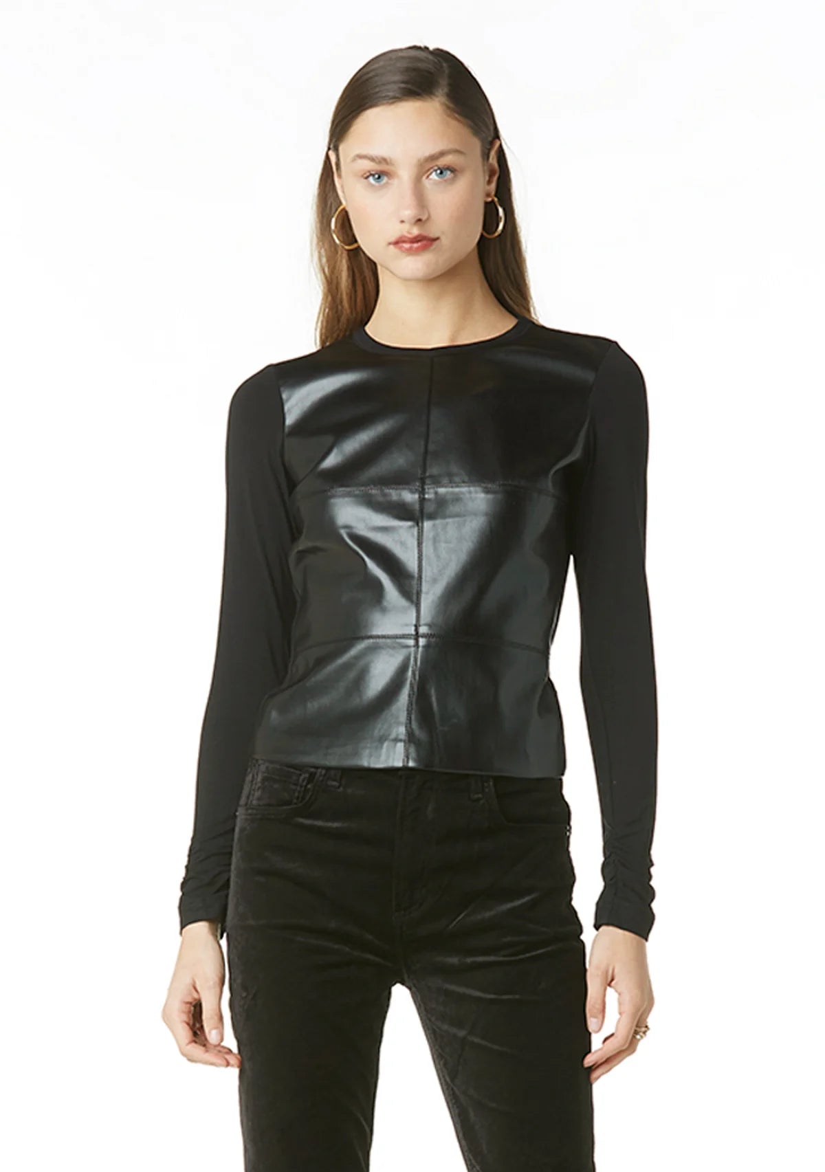 Tawni Leather Top by Tart Collections