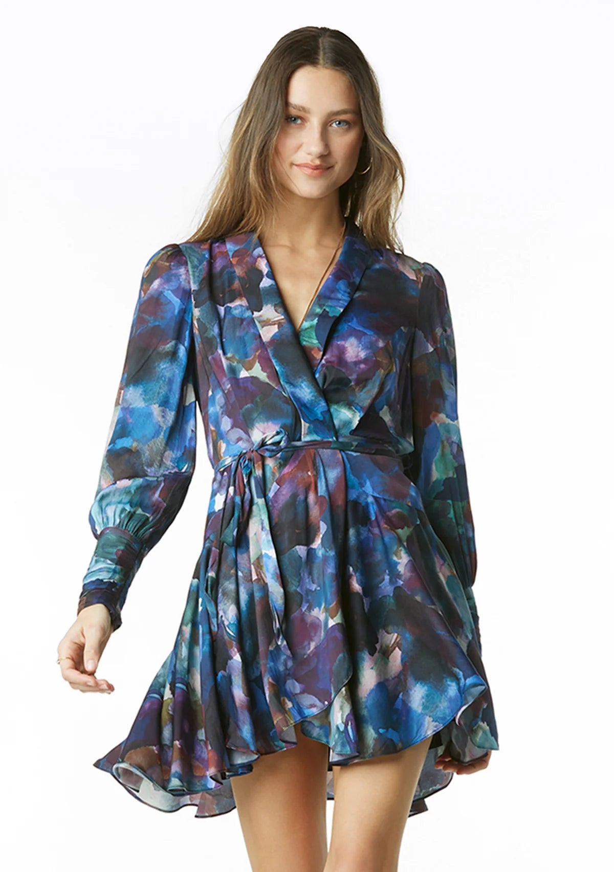 Glenna Silk Dress in Floral by Tart Collections