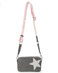 Mini Me Crossbody in Pewter Glitter by Vintage Havana